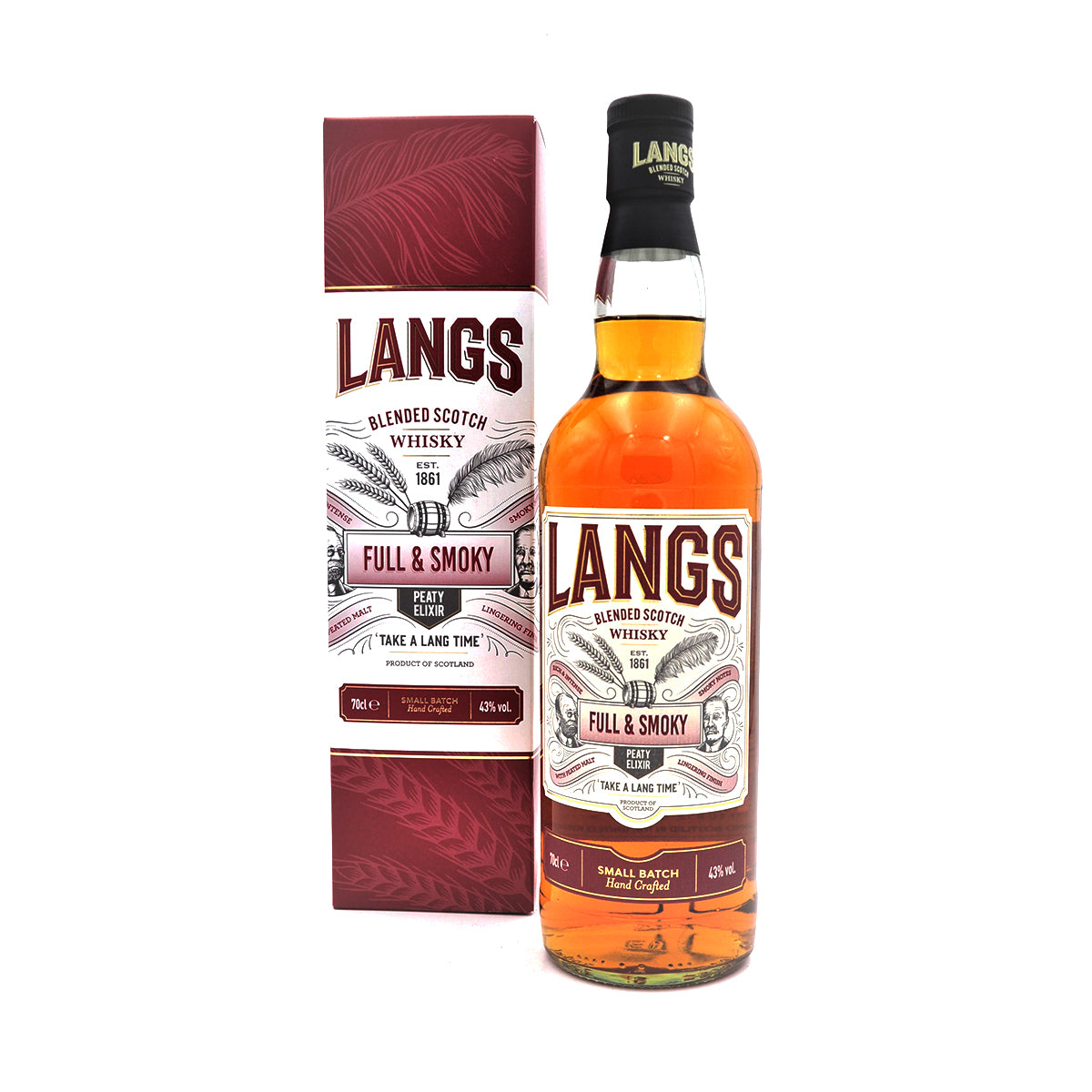 Langs Blend Whisky Full & Smokey 43% 70cl – thewhiskycollectors