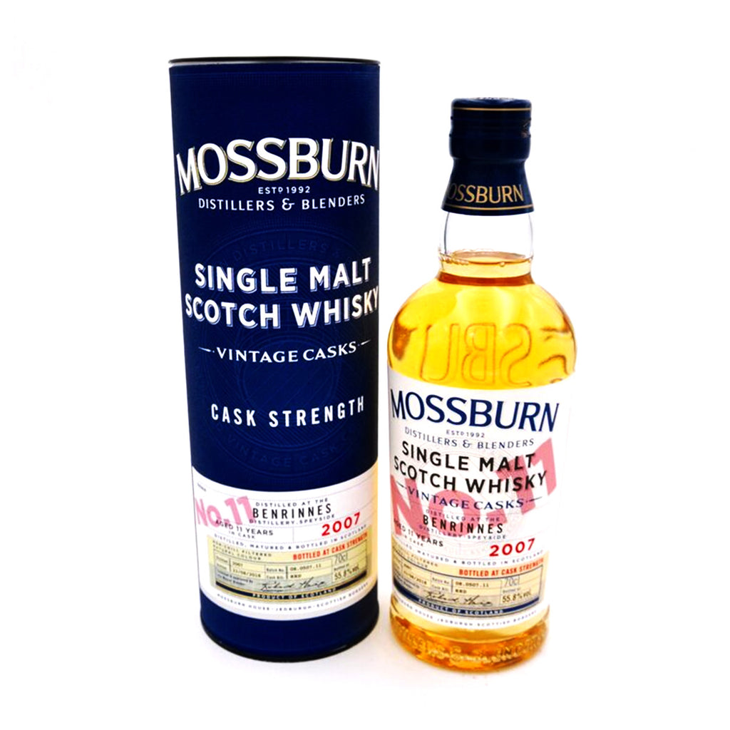 Benrinnes 11 Years 2007/2018 Cask Strength 55,8% Mossburn Selection-thewhiskycollectors