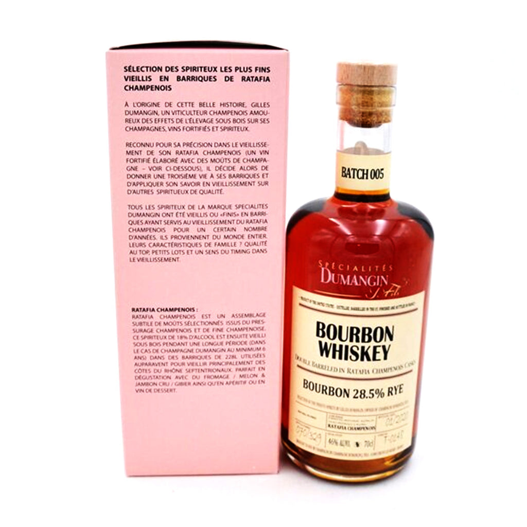 Bourbon Whiskey Dumangin Ratafia Finish 46% Batch 005-thewhiskycollectors