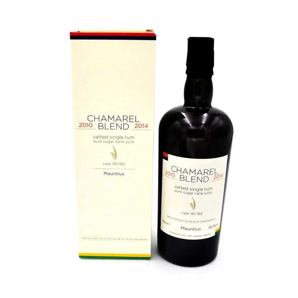 Chamarel 2010/2014 70 Years Velier 56,5%-thewhiskycollectors