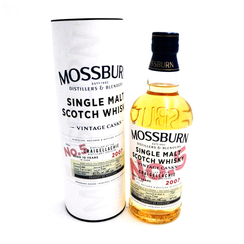 Craigellachie 2007 10 Years 46% Mossburn Bottling-thewhiskycollectors