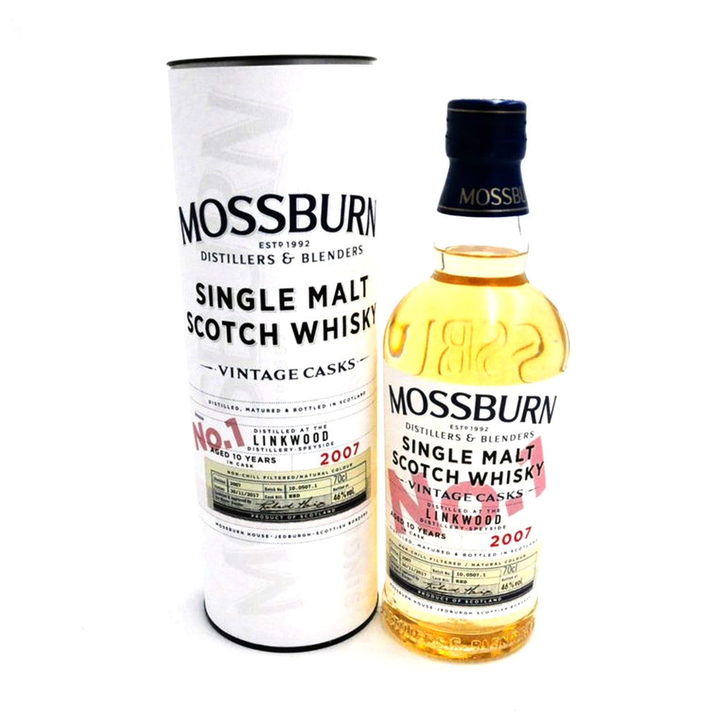 Linkwood 2007 10 Years 46% Mossburn Bottling-thewhiskycollectors