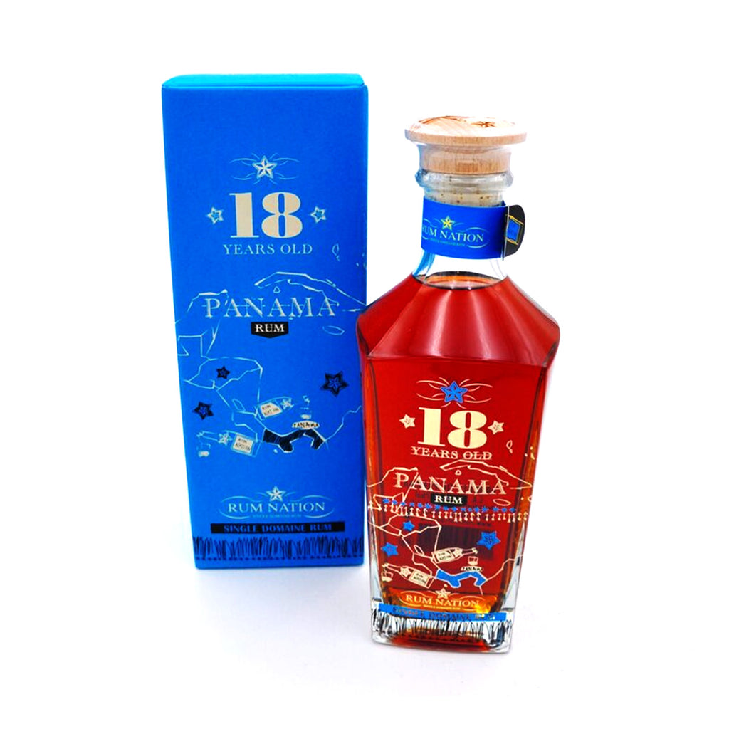 Rum Nation 18 Years Panama Decanter 40%-thewhiskycollectors