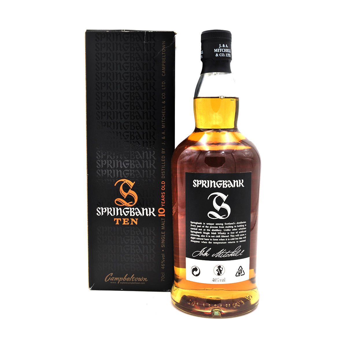 Springbank 10 Year Old 70cl / 46% 2025 (Bottled 26.11.24