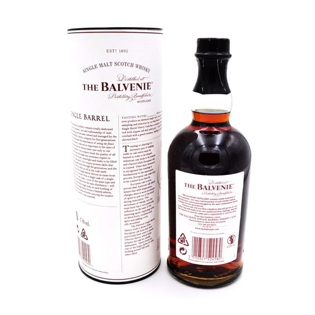 The Balvenie 15 Years Single Barrel Sherry Cask Of 47,8%-thewhiskycollectors